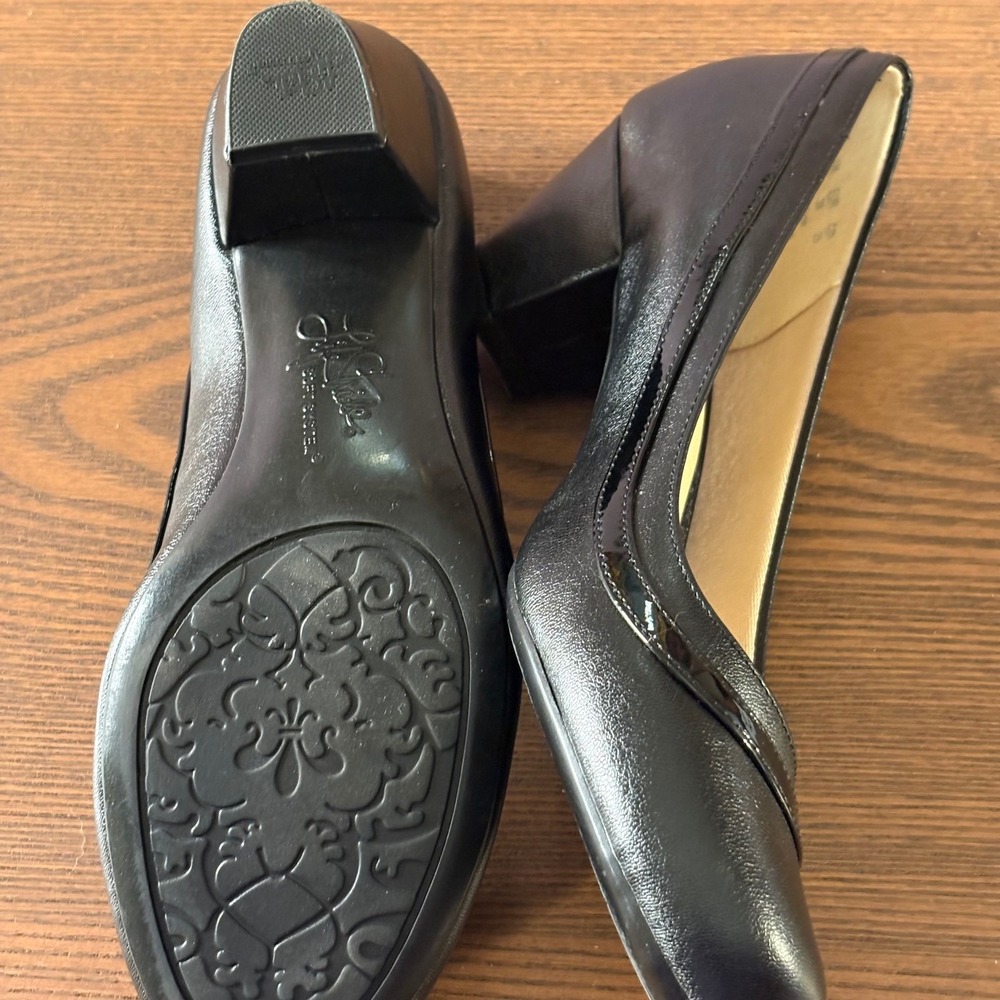 LifeStride Ricki Pumps Women 8M Black Excellent Soft System Comfort Block Heel - Picture 6 of 13
